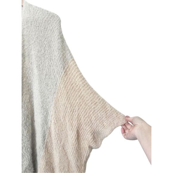 Anthropologie Saturday Sunday Color Block Knit Long Cardigan Sweater O/S - Picture 4 of 4